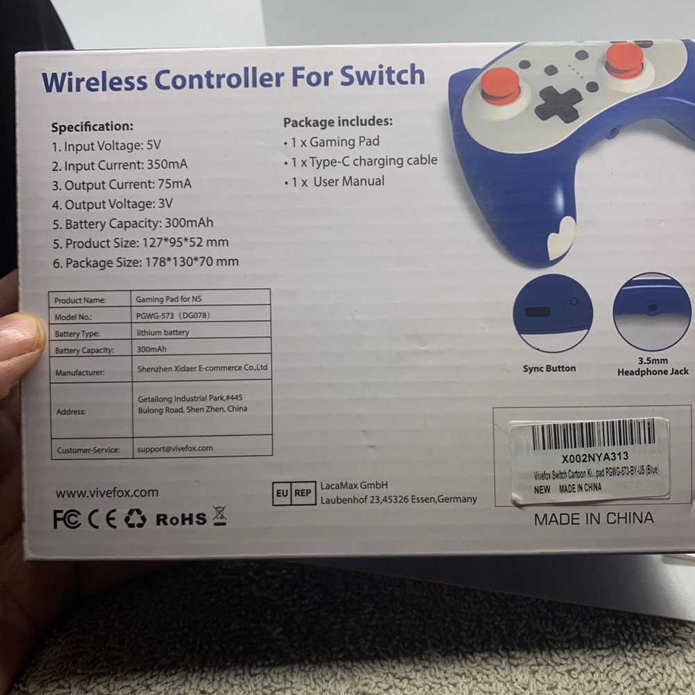 Vivefox Switch light controller. New in the box. Wireless pro controller - Picture 4 of 11
